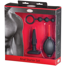 Набір секс-іграшок StRubber MALESATION Anal Starter Set Чорний