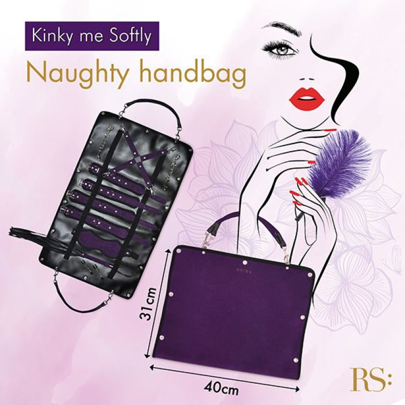 Подарочный набор для BDSM RIANNE S - Kinky Me Softly Фиолетовый: 8 предметов для удовольствия Подарочный набор для BDSM RIANNE S - Kinky Me Softly Фиолетовый: 8 предметов для удовольствия