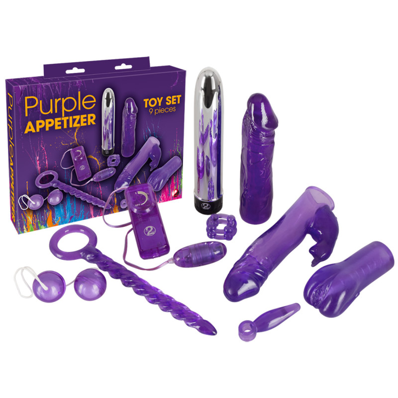 Секс набор You2Toys Purple Appetizer 9-piece set Секс набор You2Toys Purple Appetizer 9-piece set