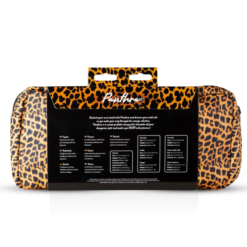Набор BDSM аксессуаров Panthra Gato 8-piece set Набор BDSM аксессуаров Panthra Gato 8-piece set