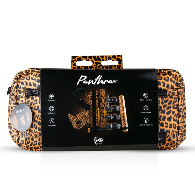 Набор BDSM аксессуаров Panthra Gato 8-piece set Набор BDSM аксессуаров Panthra Gato 8-piece set