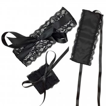 Эротический набор Art of Sex повязка на глаза и наручники Blindfold and Handcuffs Aria