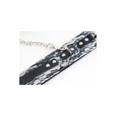 Кружевной набор Toyfa Marcus (ошейник и наручники) Серебристый