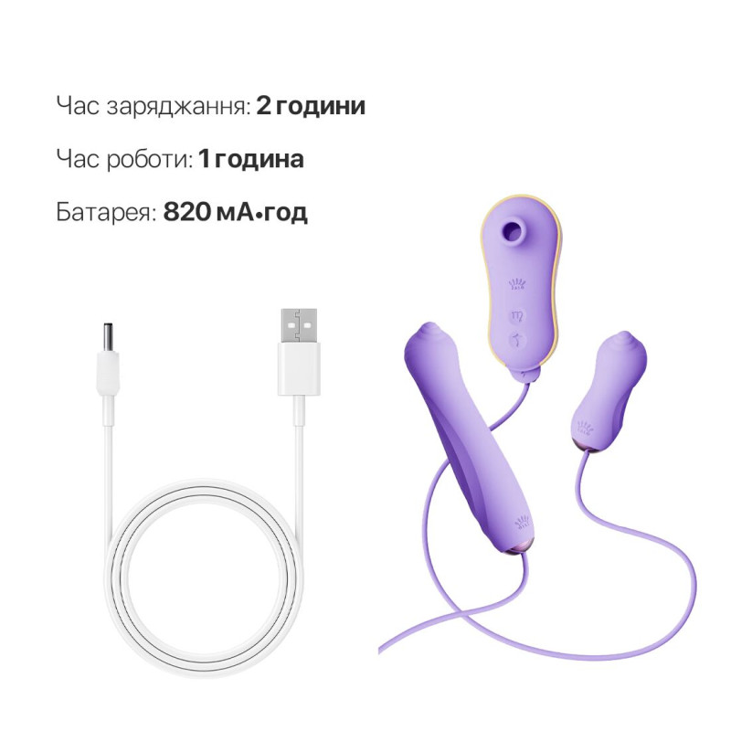 Набор 3в1 Zalo — UNICORN Set Violet, виброяйцо, пульсатор, вакуумный стимулятор Набор 3в1 Zalo — UNICORN Set Violet, виброяйцо, пульсатор, вакуумный стимулятор