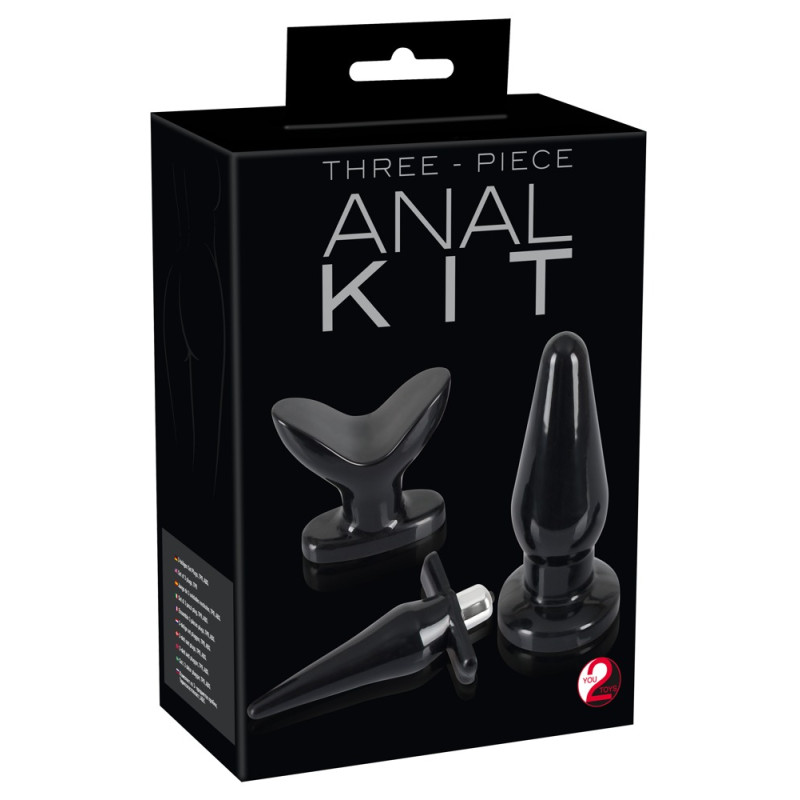 Анальний набір іграшок Orion 3 piece Anal Butt Plug Set Анальний набір іграшок Orion 3 piece Anal Butt Plug Set