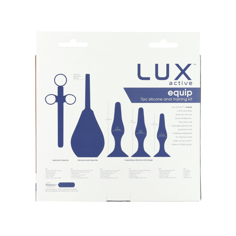 Набір анальних іграшок для новачків Lux Active – Equip – Silicone Anal Training Kit Набір анальних іграшок для новачків Lux Active – Equip – Silicone Anal Training Kit