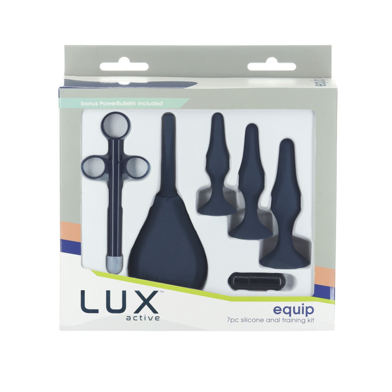 Набір анальних іграшок для новачків Lux Active – Equip – Silicone Anal Training Kit Набір анальних іграшок для новачків Lux Active – Equip – Silicone Anal Training Kit