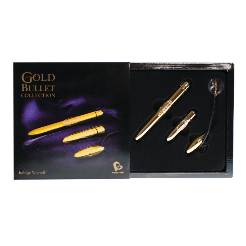 Набір вібраторів Rocks Off All Gold Набір вібраторів Rocks Off All Gold