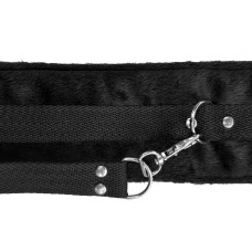 Набор ошейник с поводком и маска Art of Sex Soft Touch Light Черный