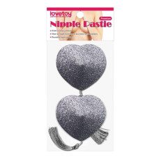 Пестисы LoveToy Reusable Glitter Heart Tassel Nipple Pasties