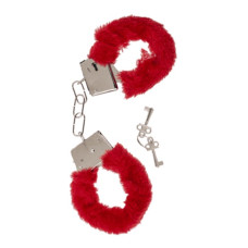 Наручники OOTB Plush Handcuffs With Keys Red