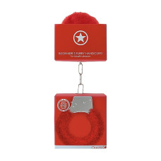 Наручники Ouch! Beginner's Handcuffs Furry Red