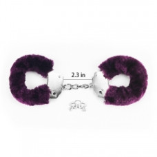 Наручники LoveToy Fetish Pleasure Fluffy Hand Cuffs Purple