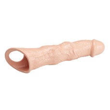 Подовжуюча насадка на член Pretty Love Extension Penis Sleeve 28 см Flesh
