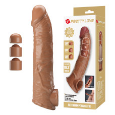 Подовжуюча насадка на член Pretty Love Extension Penis Sleeve 26 см Latin
