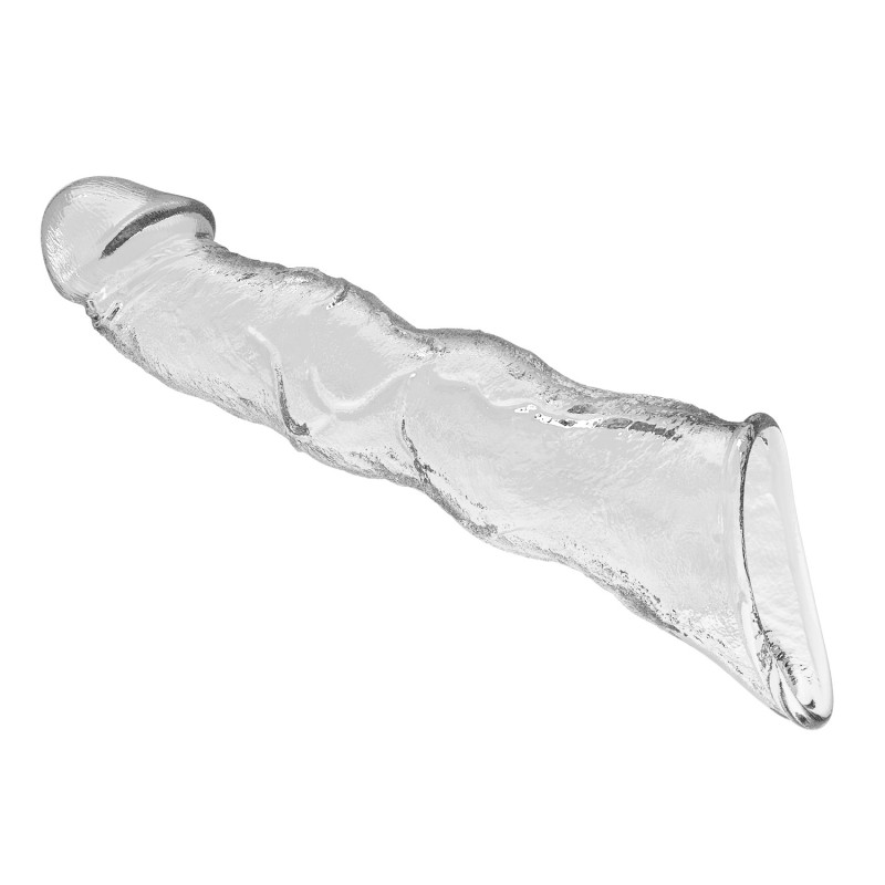 Подовжуюча насадка на член Pretty Love Extension Penis Sleeve 28 см Clear