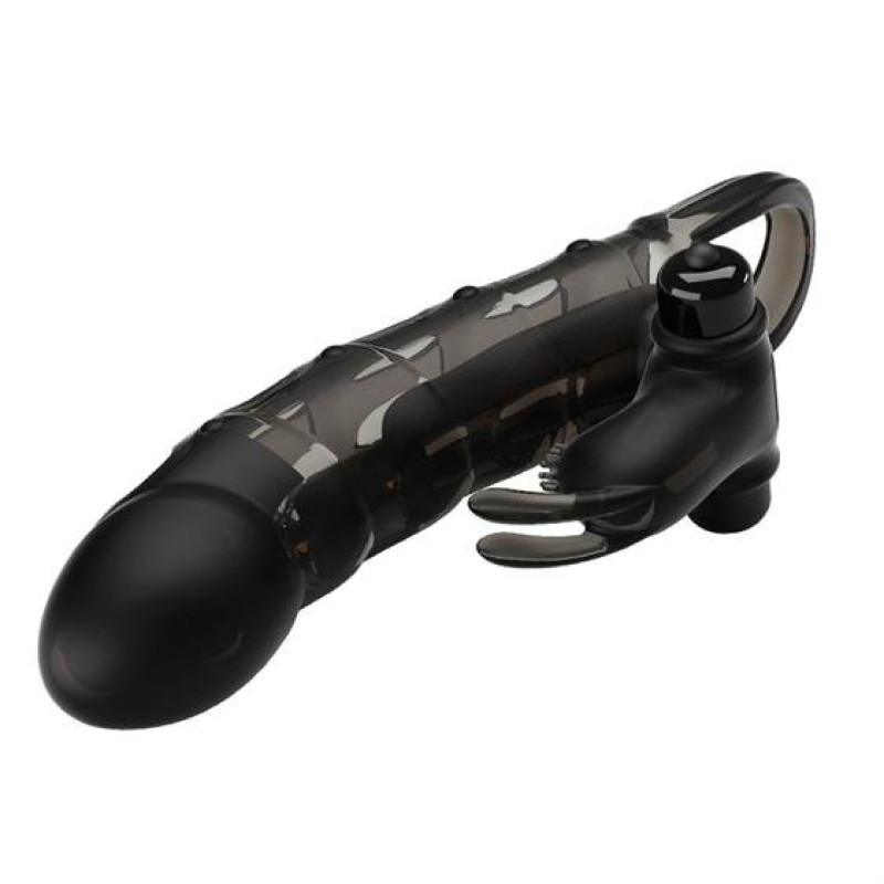 Насадка на член Pretty Love Cuper Vibrating Penis Sleeve Black Насадка на член Pretty Love Cuper Vibrating Penis Sleeve Black