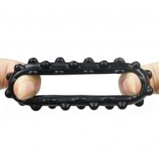 Эрекционное кольцо LoveToy Power Plus Cockring 2 Черное
