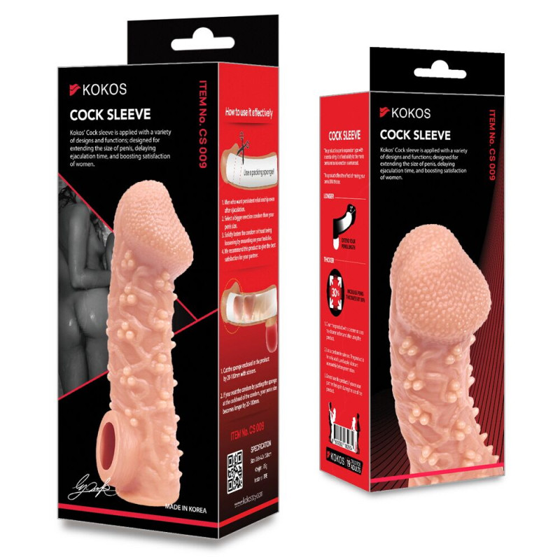 Насадка на член Kokos Cock Sleeve CS 009 M Насадка на член Kokos Cock Sleeve CS 009 M