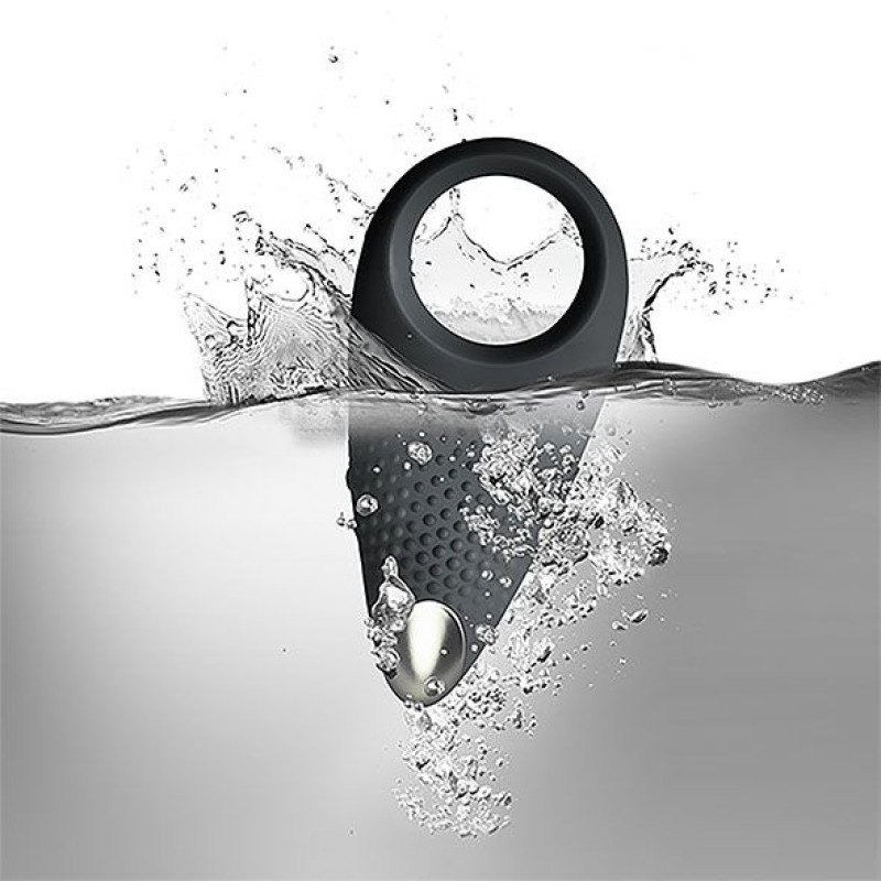 Ерекційне кільце з вібрацією Rocks Off Empower Чорне Ерекційне кільце з вібрацією Rocks Off Empower Чорне