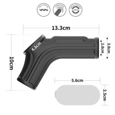 Насадка на член LoveToy Vibrating Ridge Knights Ring With Scrotum Sleeve Black