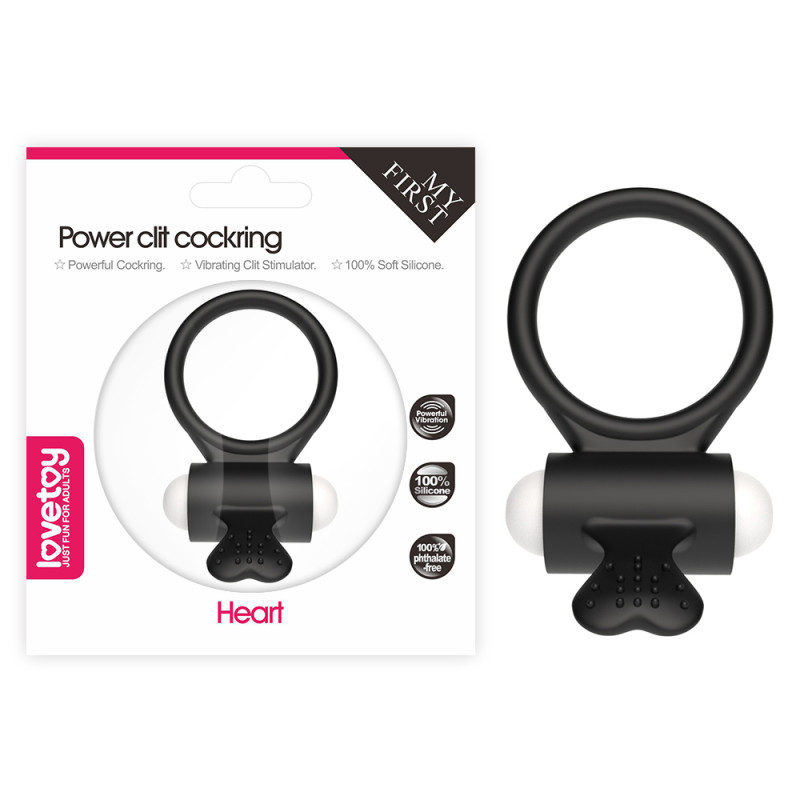 Эрекционное кольцо LoveToy Power Clit Cockring LVTOY171