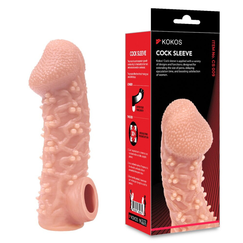 Насадка на член Kokos Cock Sleeve CS 009 M Насадка на член Kokos Cock Sleeve CS 009 M