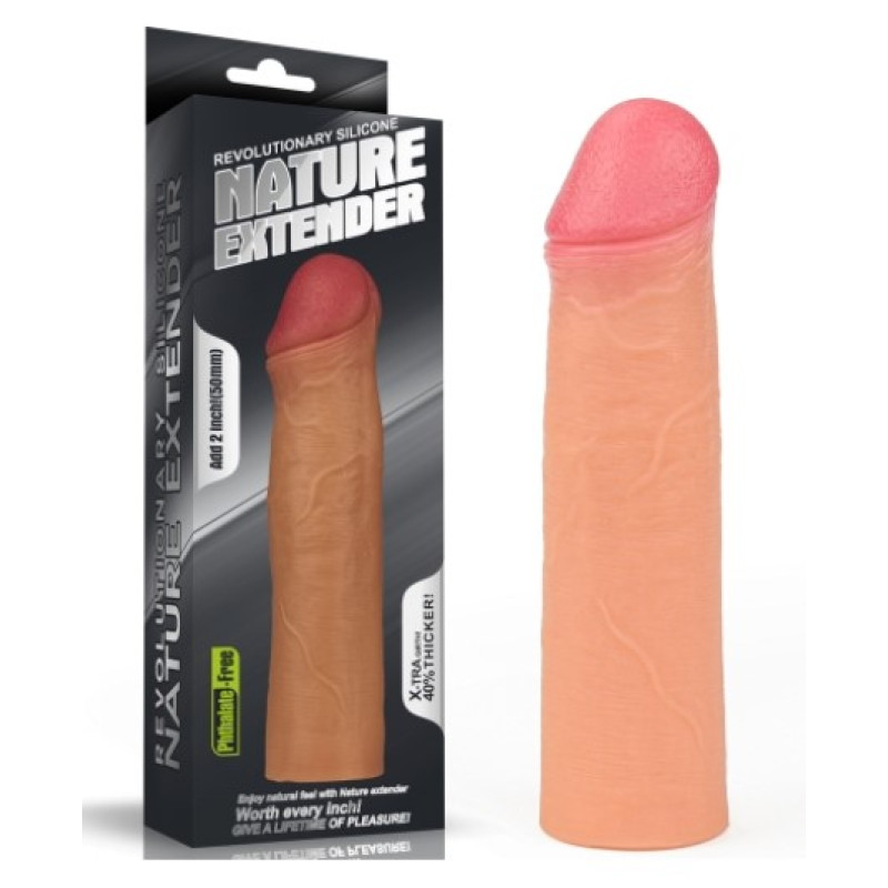Насадка на член LoveToy Revolutionary Silicone Nature Extender Add 2 Flesh 141 Насадка на член LoveToy Revolutionary Silicone Nature Extender Add 2 Flesh 141