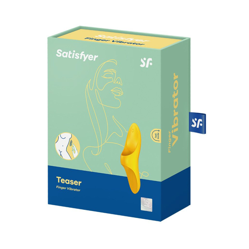 Вибратор на палец Satisfyer Teaser Желтый Вибратор на палец Satisfyer Teaser Желтый