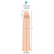 Насадка на член You2Toys Silicone Extension Vibrating