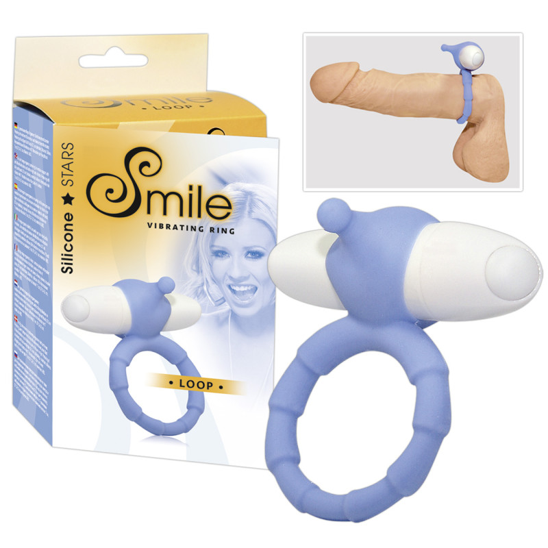 Эрекционное кольцо Sweet Smile Loop Синее Эрекционное кольцо Sweet Smile Loop Синее