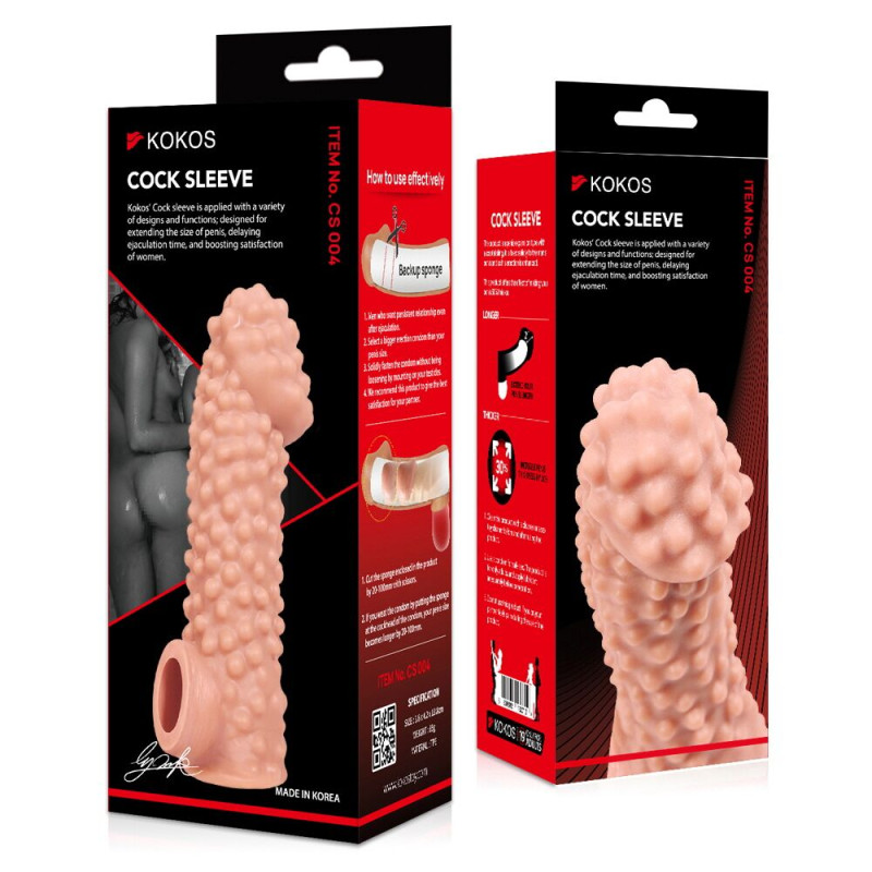 Насадка на член Kokos Cock Sleeve CS 004 M Насадка на член Kokos Cock Sleeve CS 004 M