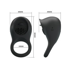 Эрекционное кольцо Pretty Love Ring Shacking II Black