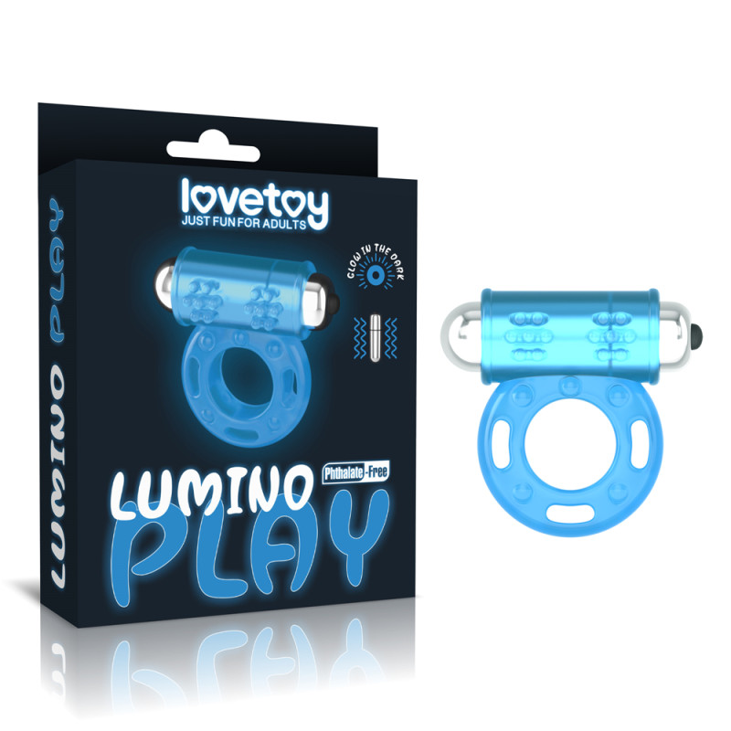 Ерекційне кільце LoveToy Lumino Play Vibrating Penis Ring 826 Ерекційне кільце LoveToy Lumino Play Vibrating Penis Ring 826