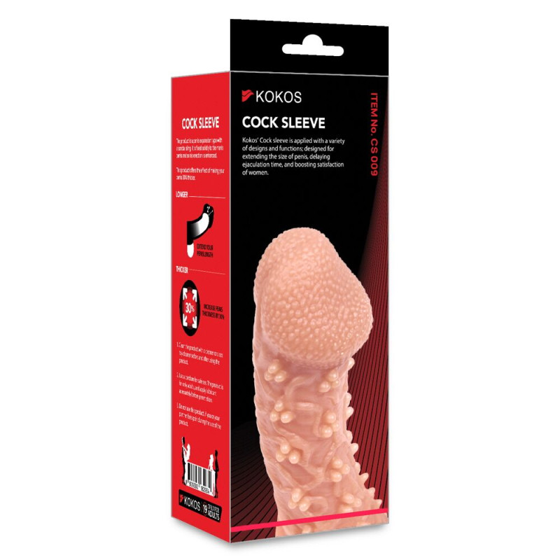Насадка на член Kokos Cock Sleeve CS 009 M Насадка на член Kokos Cock Sleeve CS 009 M