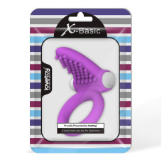 Эркционное кольцо LoveToy X-Basic Tongue Silicone Cockring
