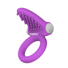 Эркционное кольцо LoveToy X-Basic Tongue Silicone Cockring