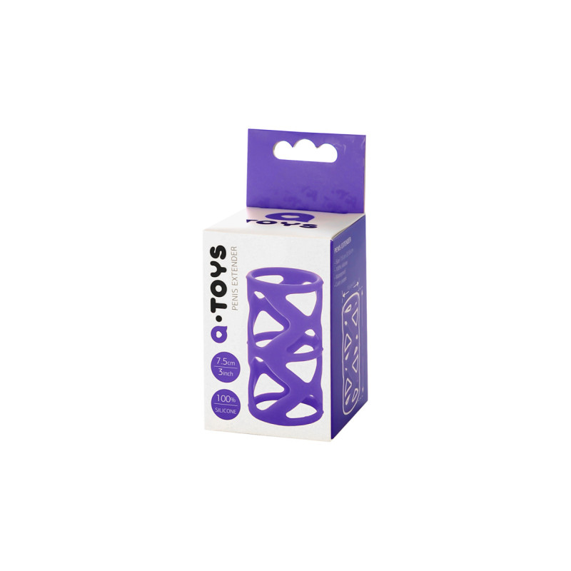 Насадка на пенис Toyfa A-TOYS 768004 Фиолетовая