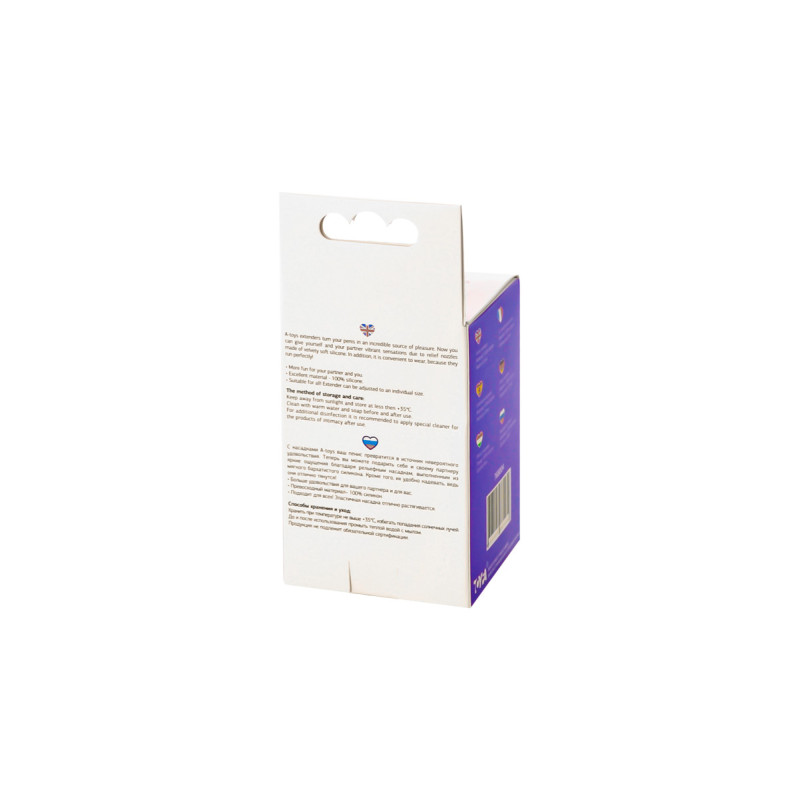 Насадка на пенис Toyfa A-TOYS 768004 Фиолетовая
