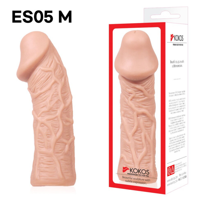 Насадка на член Kokos Extreme Sleeve ES.05 размер M Насадка на член Kokos Extreme Sleeve ES.05 размер M