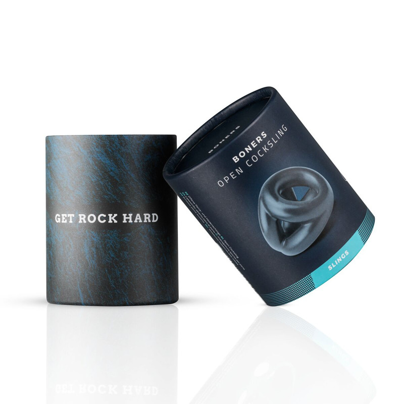 Ерекційне кільце Boners Open Cocksling - Triple Cockring Ерекційне кільце Boners Open Cocksling - Triple Cockring