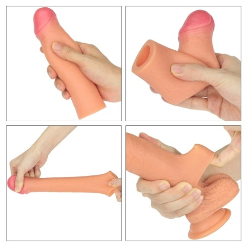 Насадка на член LoveToy Revolutionary Silicone Nature Extender Add 2 Flesh 141 Насадка на член LoveToy Revolutionary Silicone Nature Extender Add 2 Flesh 141
