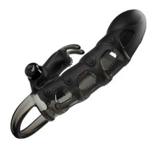 Насадка на член Pretty Love Cuper Vibrating Penis Sleeve Black