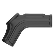 Насадка на член LoveToy Vibrating Ridge Knights Ring With Scrotum Sleeve Black