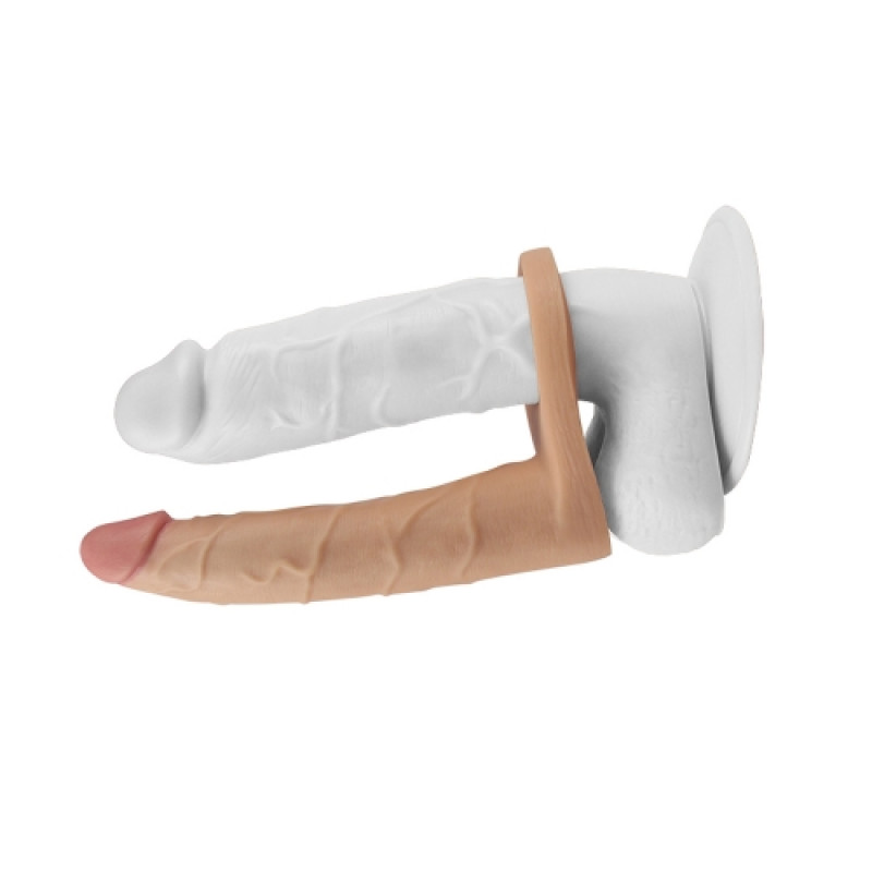 Насадка для двойного проникновения LoveToy The Ultra Soft Double 7 103 Насадка для двойного проникновения LoveToy The Ultra Soft Double 7 103