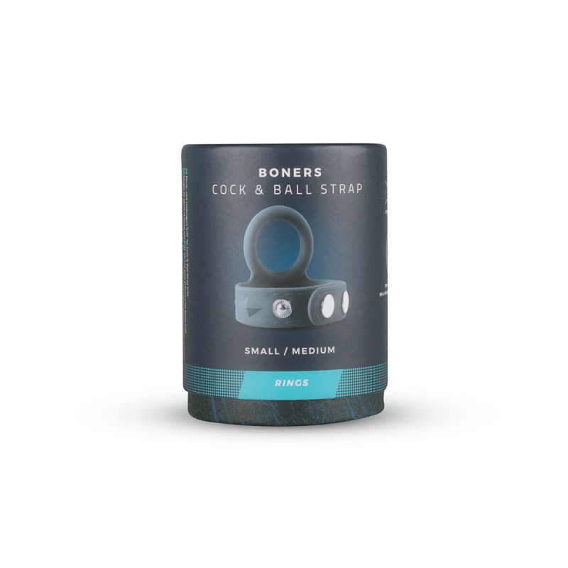 Эрекционное кольцо Boners Cock & Ball Strap - S/M Эрекционное кольцо Boners Cock & Ball Strap - S/M