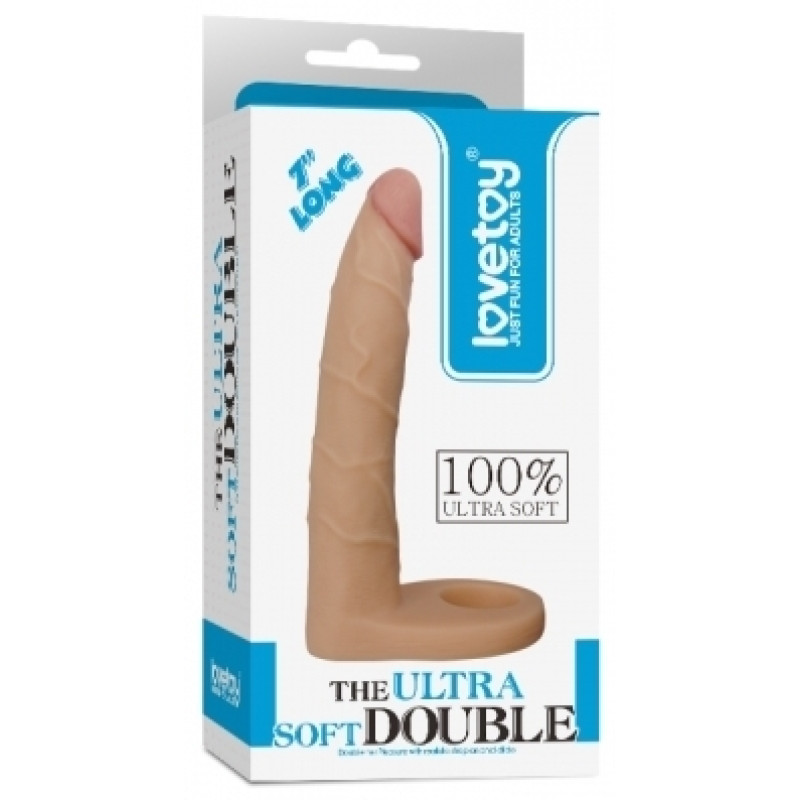 Насадка для двойного проникновения LoveToy The Ultra Soft Double 7 103 Насадка для двойного проникновения LoveToy The Ultra Soft Double 7 103