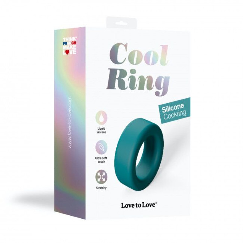 Эрекционное кольцо широкое Love To Love COOL RING - TEAL ME Эрекционное кольцо широкое Love To Love COOL RING - TEAL ME