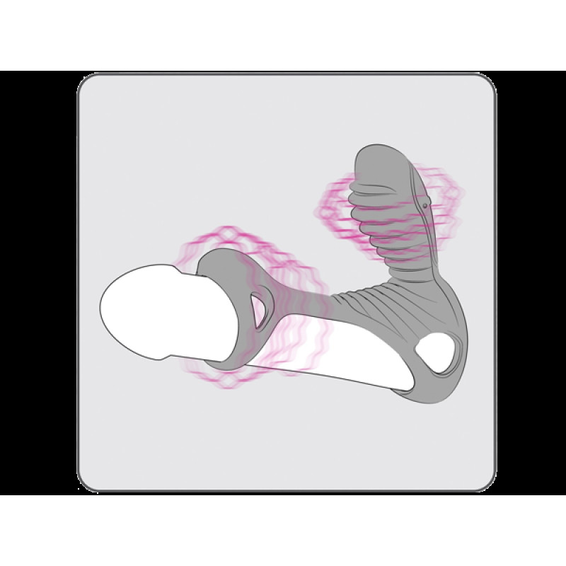 Ерекційне кільце Adrien Lastic Gladiator з пультом LRS розмір F Ерекційне кільце Adrien Lastic Gladiator з пультом LRS розмір F