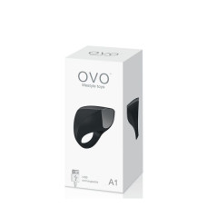 Кольцо вибрирующее OVO A1 Черное
